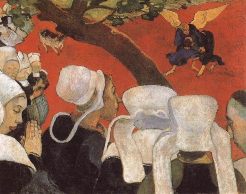 Jacob Wrestling with the Angel, Paul Gauguin